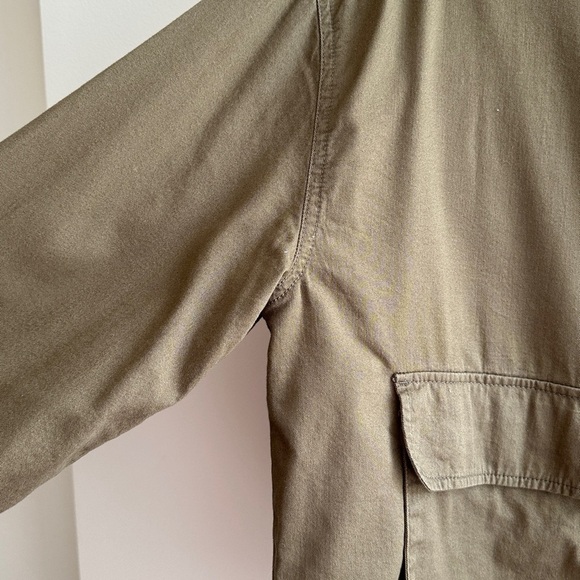 Old Navy Army Green Utility Cropped Jacket, Size Large - Picture 9 of 15
